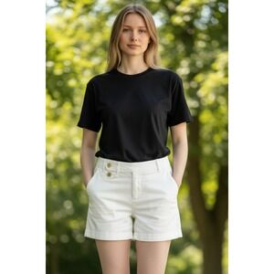 Lauren Ralph Lauren White Bermuda Shorts Size 4